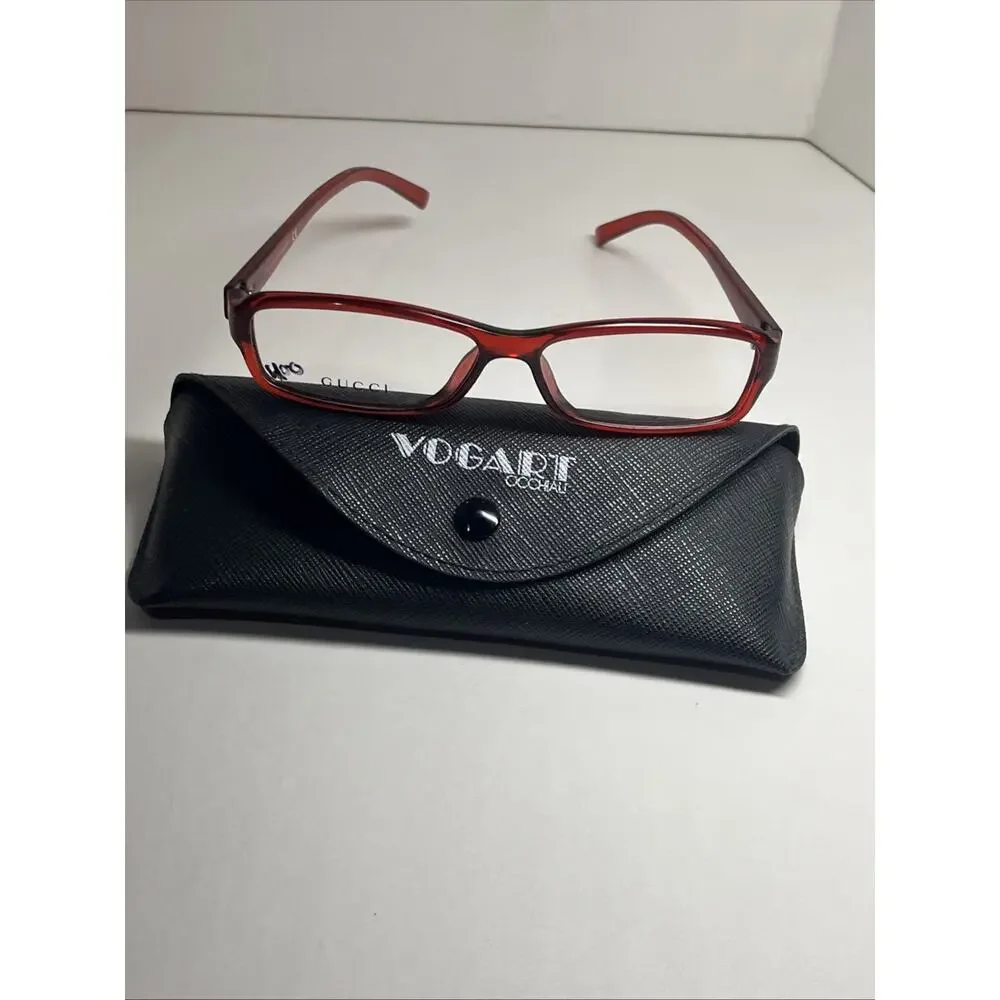 Gucci Made in Italy 2579 Eyeglasses Red GG Mini Logo 135 Frames VIntage
